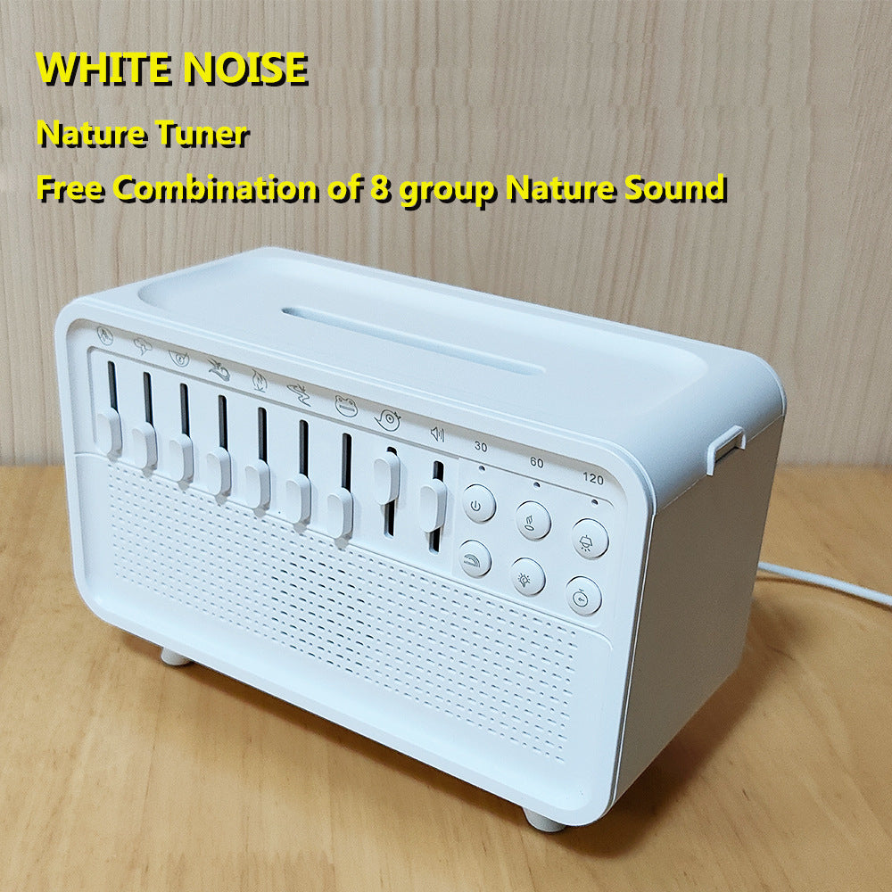 All In One Bluetooth Speaker, White Noise, Night Light & Humidifier